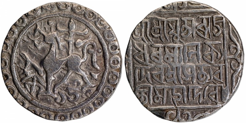 Independent Kingdom
Tripura
10. Rajadhara Manikya (1586-1600 AD)
Silver Tanka...