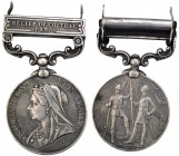Silver Medal of  Victoria Queen of Relief of Chitral of 1895.