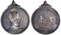 Silver Medal of Bahadur Singh of Bundi State.