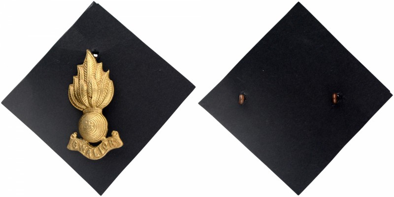 Badges
Badge, Gwalior Garrison Artillery Officer's Cap Badge, Bronze, Obv: nine...