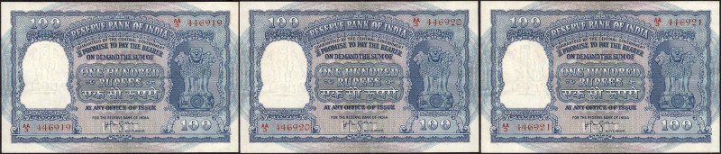 Republic INDIA Note (1947 to till Date)
Republic India, 1953, 100 Rupees (3), C...
