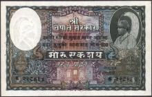 One Hundred Rupees Banknote Signed by Narendra Raj of Nepal of 1951.
