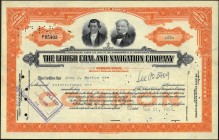 Stock and Share Certificate of The Lehigh Coal and Navigation Company of 1930 of USA.