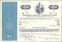 Stock and Share Certificate of Georgia Pacific Corporation of 1996.