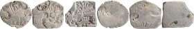 Punch Marked Silver Karshapana Coins of Magadha Mauryan Series.