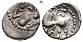 Central Gaul. Bituriges Cubi circa 70-50 BC. Quinarius AR