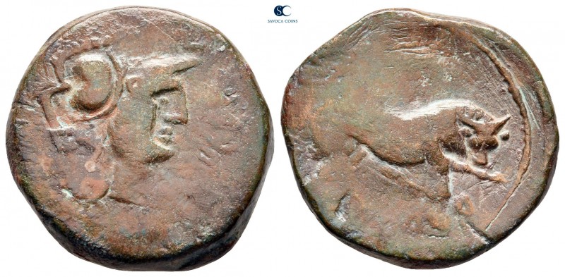 Hispania. Emporion circa 130-90 BC. 
As Æ

25 mm., 12,49 g.



very fine