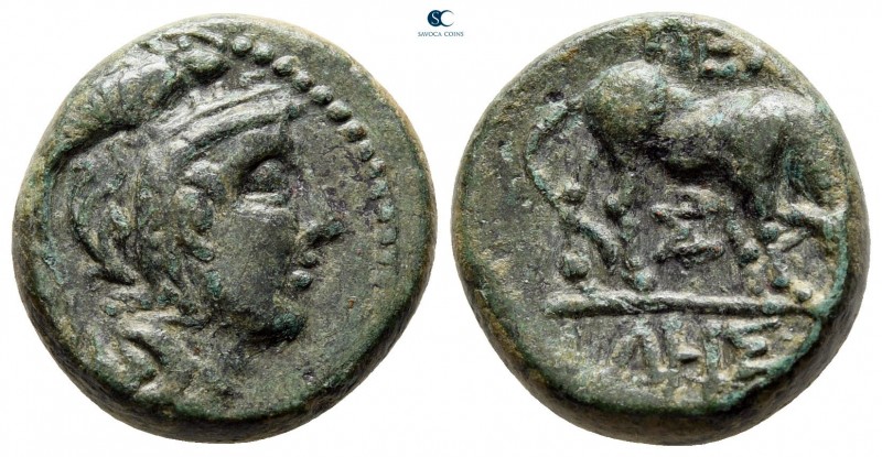 Macedon. Pella circa 187-31 BC. 
Bronze Æ

16 mm., 6,21 g.



very fine