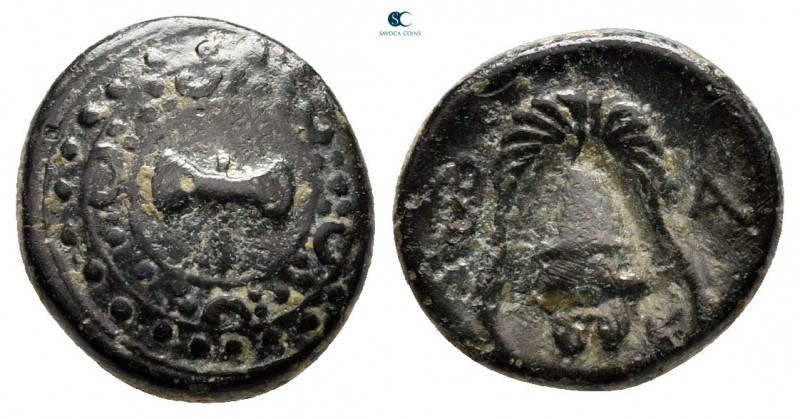 Kings of Macedon. Possibly Miletos. Philip III Arrhidaeus 323-317 BC. 
Quarter ...