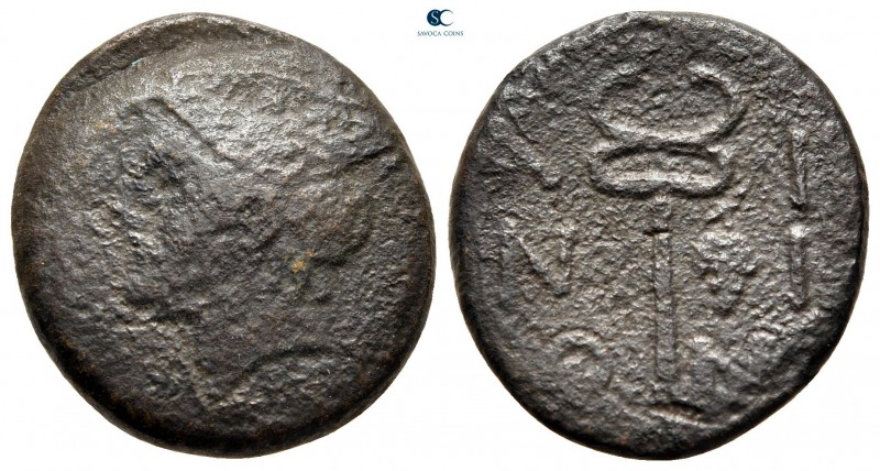 Thrace. Ainos circa 325-275 BC. 
Bronze Æ

22 mm., 7,02 g.



fine