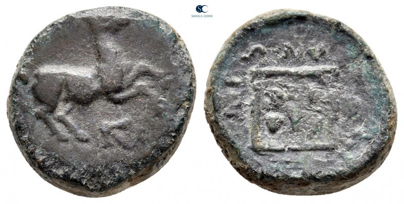Thrace. Maroneia circa 150-100 BC. 
Bronze Æ

15 mm., 4,59 g.



very fin...