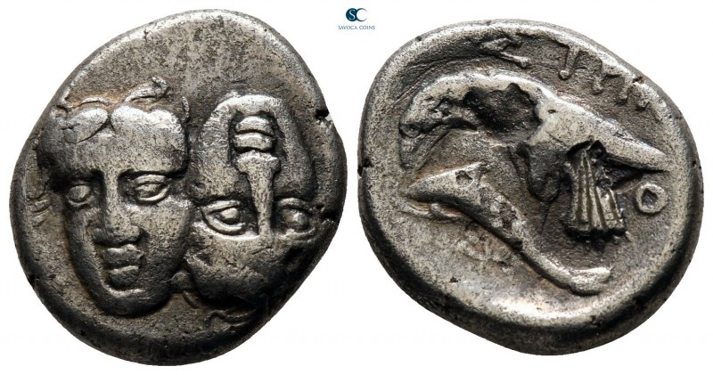 Moesia. Istrus circa 340-313 BC. 
Drachm AR

19 mm., 4,30 g.



very fine