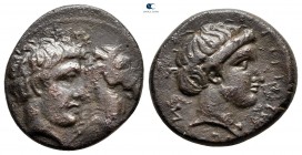 Thessaly. Gyrton circa 350 BC. Bronze Æ