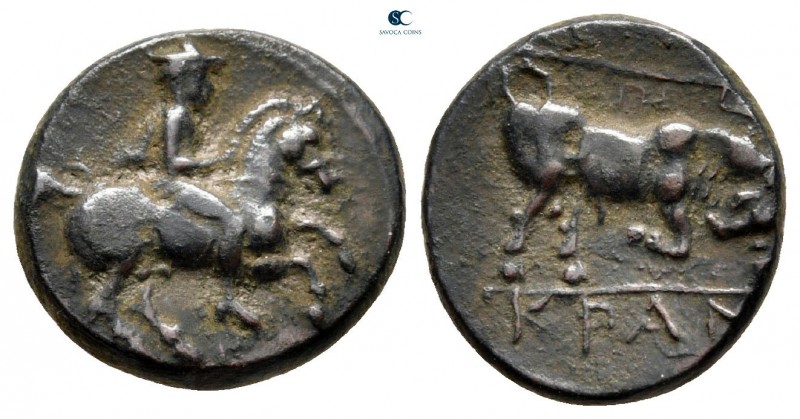 Thessaly. Krannon circa 400-300 BC. 
Bronze Æ

15 mm., 2,22 g.



very fi...