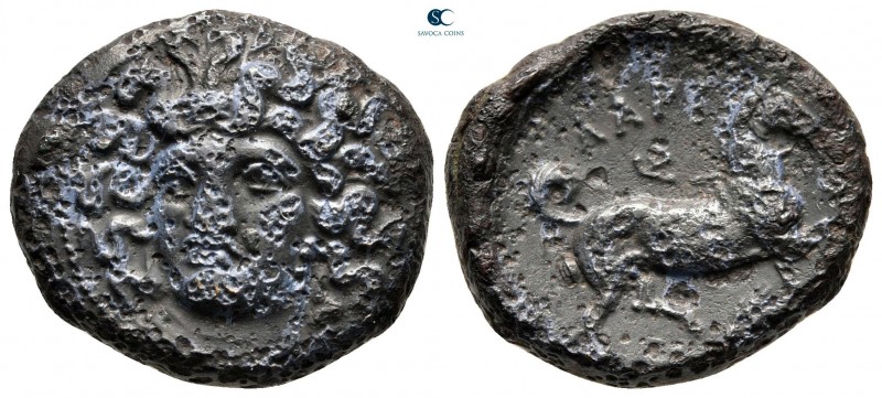 Thessaly. Larissa circa 356-337 BC. 
Tetrachalkon Æ

23 mm., 8,86 g.



n...