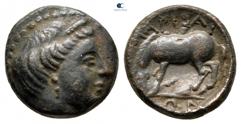 Thessaly. Larissa circa 320-290 BC. 
Bronze Æ

13 mm., 1,93 g.



very fi...