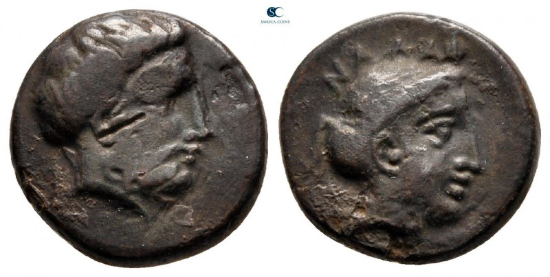 Thessaly. Phalanna circa 350-325 BC. 
Chalkous Æ

14 mm., 3,16 g.



very...