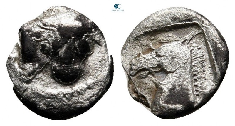 Thessaly. Pharkadon circa 462-460 BC. 
Obol AR

10 mm., 0,74 g.



very f...