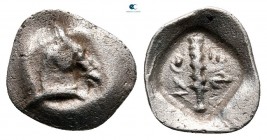 Thessaly. Thessalian League circa 470-460 BC. Hemiobol AR