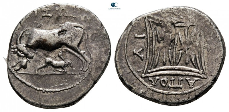 Illyria. Apollonia circa 200-48 BC. 
Drachm AR

18 mm., 3,03 g.



very f...