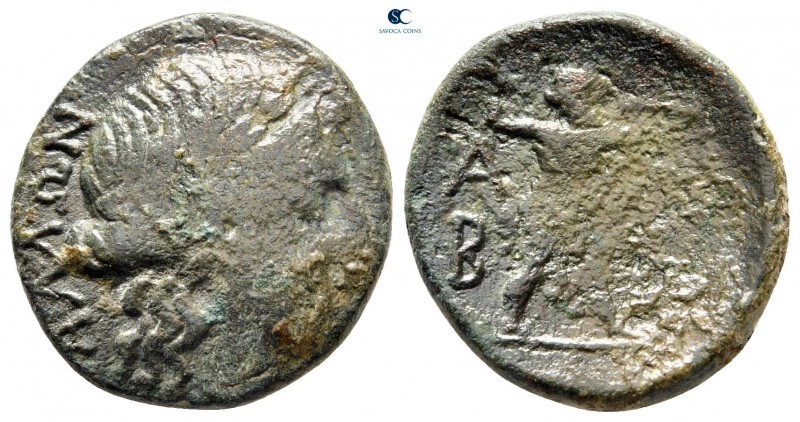 Epeiros. Ambrakia circa 100-75 BC. 
Bronze Æ

20 mm., 4,31 g.



nearly v...