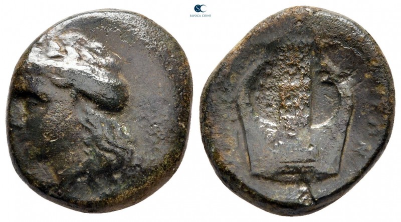 Akarnania. Anaktorion circa 380 BC. 
Bronze Æ

19 mm., 6,28 g.



nearly ...