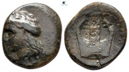 Akarnania. Anaktorion circa 380 BC. Bronze Æ