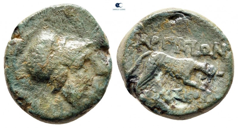 Akarnania. Argos Amphilochicon circa 330-300 BC. 
Bronze Æ

16 mm., 3,92 g.
...