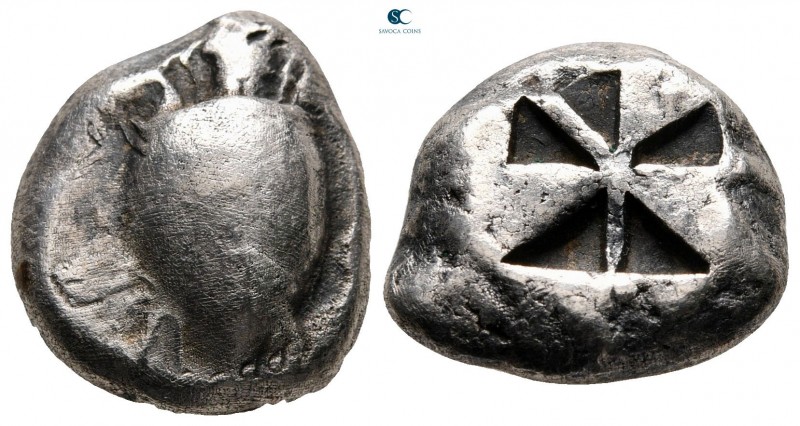 Islands off Attica. Aegina circa 525-475 BC. 
Stater AR

20 mm., 12,33 g.

...