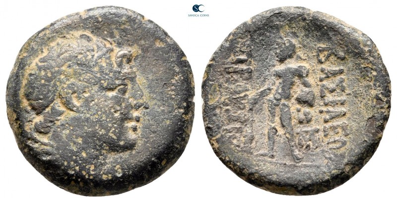 Kings of Bithynia. Nikomedeia. Prusias II Cynegos 182-149 BC. 
Bronze Æ

18 m...