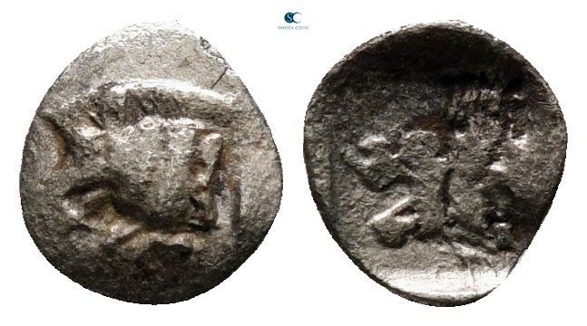 Mysia. Kyzikos circa 480-400 BC. 
Tetartemorion AR

5 mm., 0,11 g.



nea...