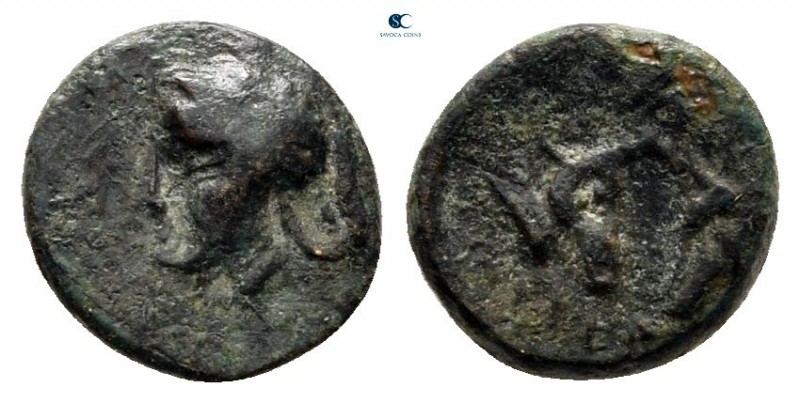 Mysia. Pergamon circa 310-280 BC. 
Bronze Æ

7 mm., 0,62 g.



very fine