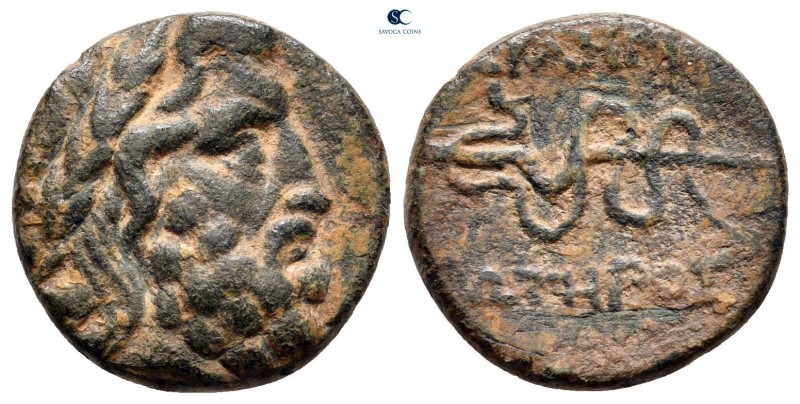 Mysia. Pergamon circa 133-27 BC. 
Bronze Æ

17 mm., 3,43 g.



very fine