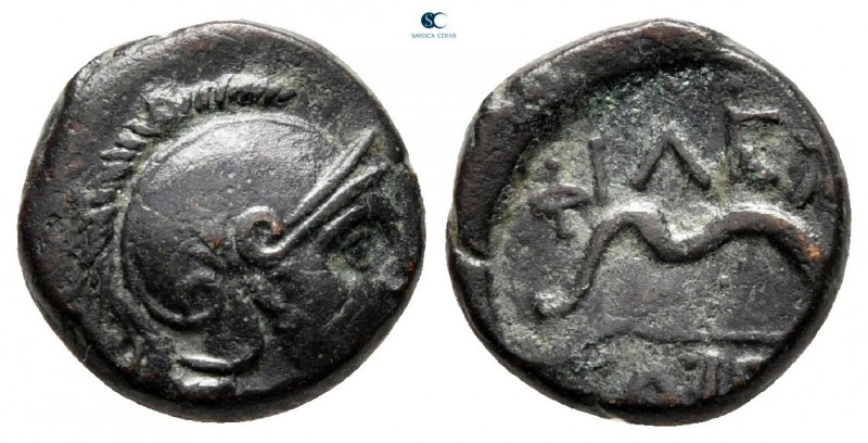 Kings of Pergamon. Pergamon. Philetairos 282-263 BC. 
Bronze Æ

12 mm., 2,12 ...