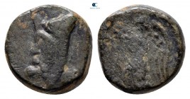 Kings of Armenia Minor. Uncertain mint. Mithradates, Satrap of Armenia 180-170 BC. From the Tareq Hani collection. Chalkous Æ