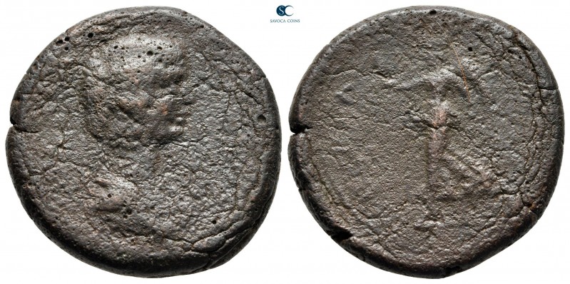 Macedon. Thessalonica. Julia Maesa. Augusta AD 218-224. 
Bronze Æ

27 mm., 13...
