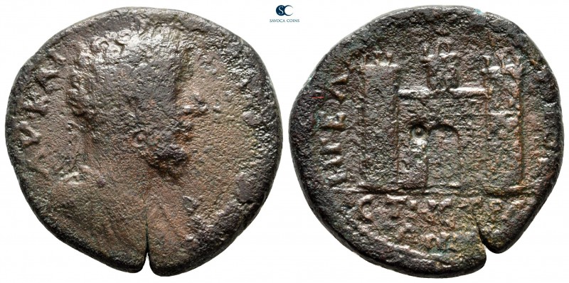Thrace. Augusta Traiana. Marcus Aurelius AD 161-180. 
Bronze Æ

30 mm., 17,94...