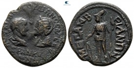 Thrace. Mesembria. Gordian III and Tranquillina AD 238-244. Bronze Æ
