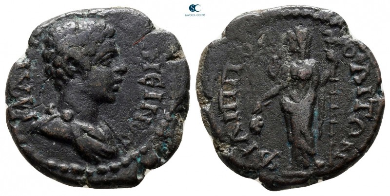 Thrace. Philippopolis. Caracalla AD 198-217. 
Bronze Æ

19 mm., 3,98 g.


...