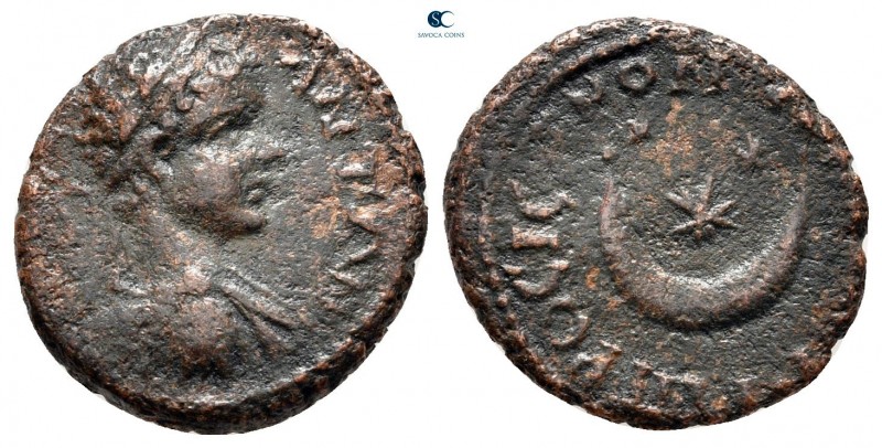 Moesia Inferior. Nikopolis ad Istrum. Caracalla AD 198-217. 
Bronze Æ

15 mm....