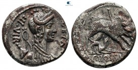 C. Hosidius C. f. Geta 64 BC. Rome. Fourreè Denarius
