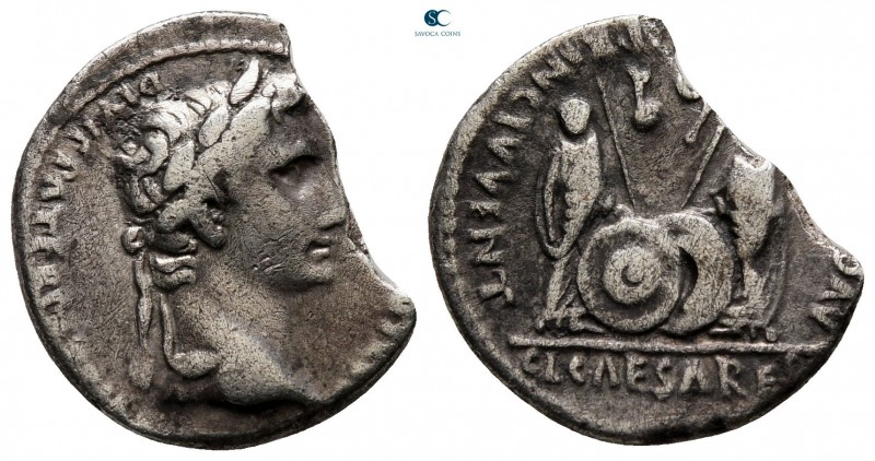 Augustus 27 BC-AD 14. Lugdunum
Denarius AR

17 mm., 3,18 g.



very fine