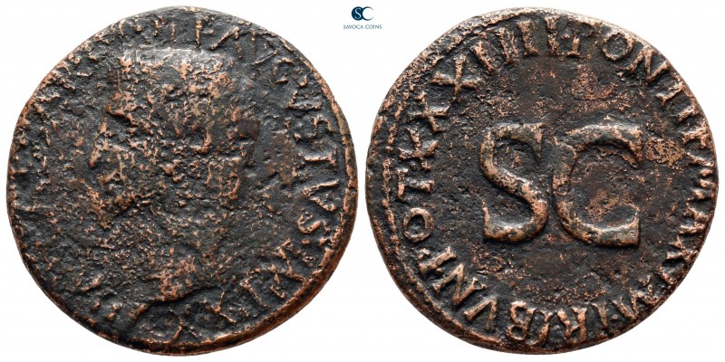 Augustus 27 BC-AD 14. Rome
As Æ

28 mm., 9,99 g.



fine