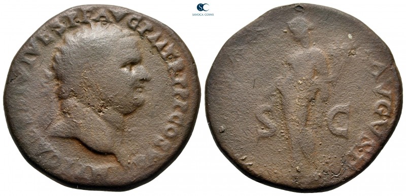 Titus AD 79-81. Uncertain provincial mint 
Sestertius Æ

34 mm., 22,23 g.

...