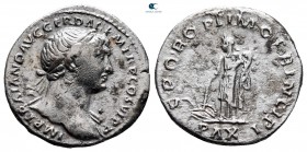 Trajan AD 98-117. From the Tareq Hani collection. Rome. Denarius AR
