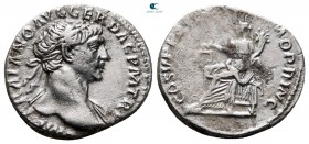 Trajan AD 98-117. From the Tareq Hani collection. Rome. Denarius AR