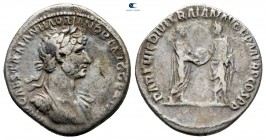 Hadrian AD 117-138. From the Tareq Hani collection. Rome. Denarius AR
