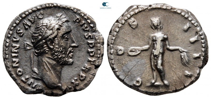 Antoninus Pius AD 138-161. Rome
Denarius AR

20 mm., 3,58 g.



very fine
