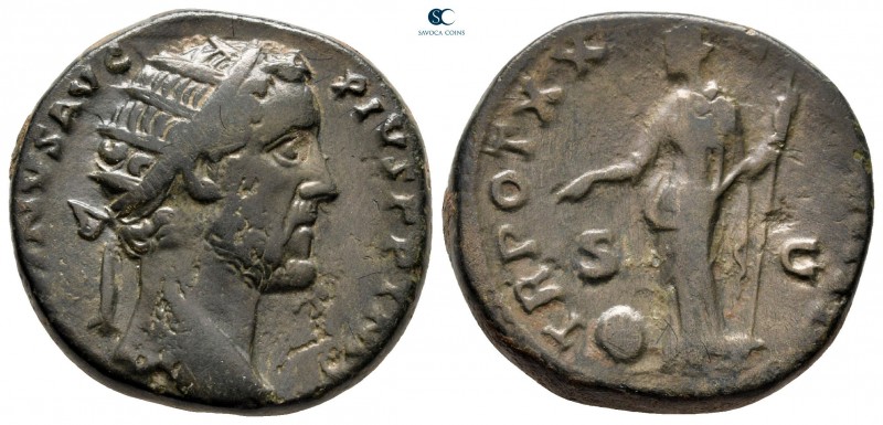 Antoninus Pius AD 138-161. Rome
Dupondius Æ

26 mm., 13,98 g.



very fin...