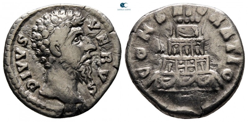 Divus Lucius Verus AD 169. Rome
Denarius AR

18 mm., 2,70 g.



very fine